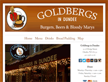 Tablet Screenshot of goldbergsindundee.com